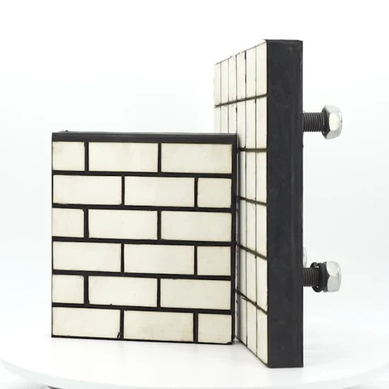 Impact Resistant Composite Rubber Alumina Ceramic Wear Liner Plate